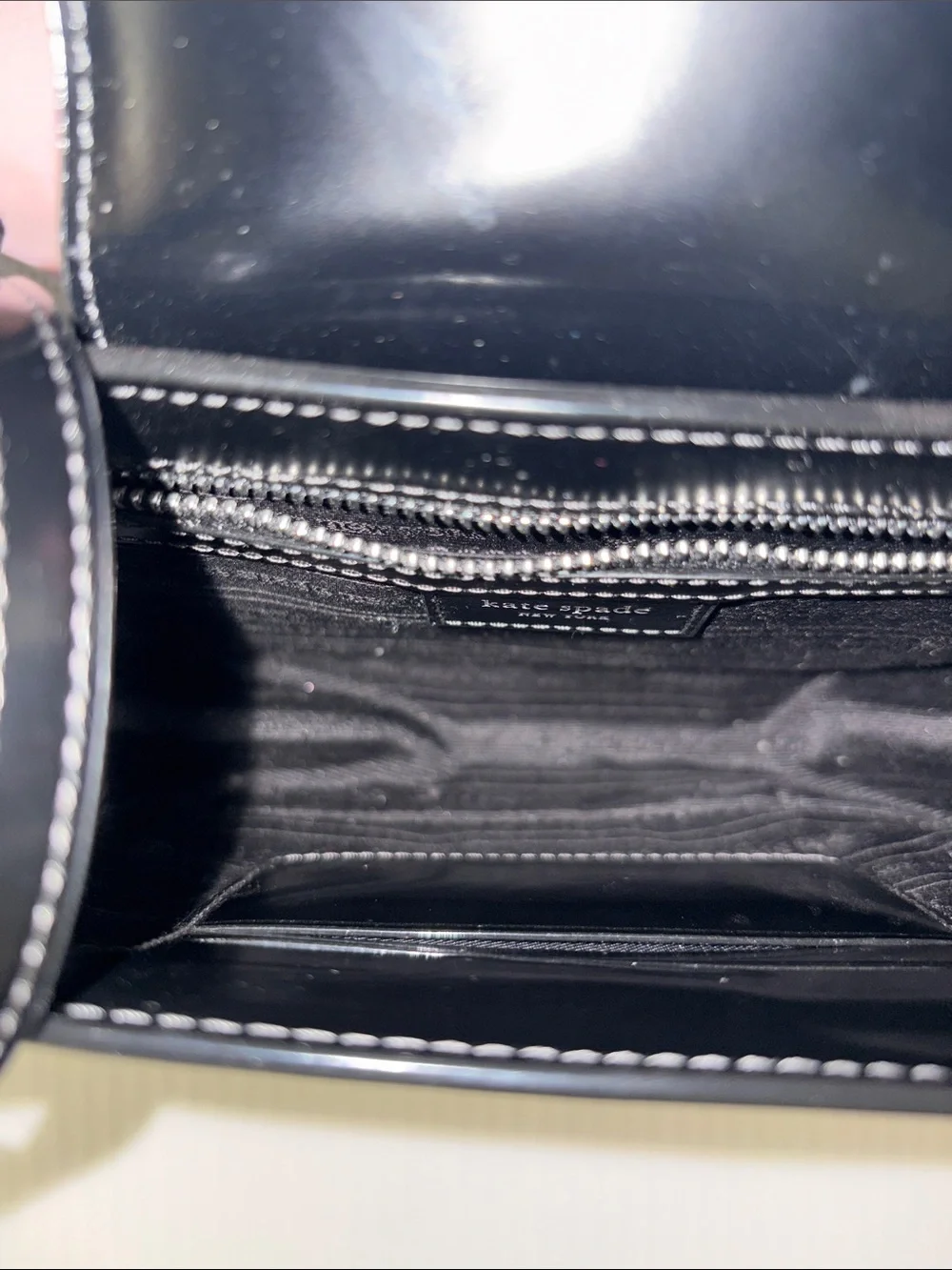 kate spade Black Patent Leather Shoulder Bag